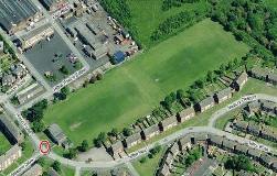 THIS IS AN AERIAL PHOTOGRAPH OF HILTON HALL & PLAYING FIELDS